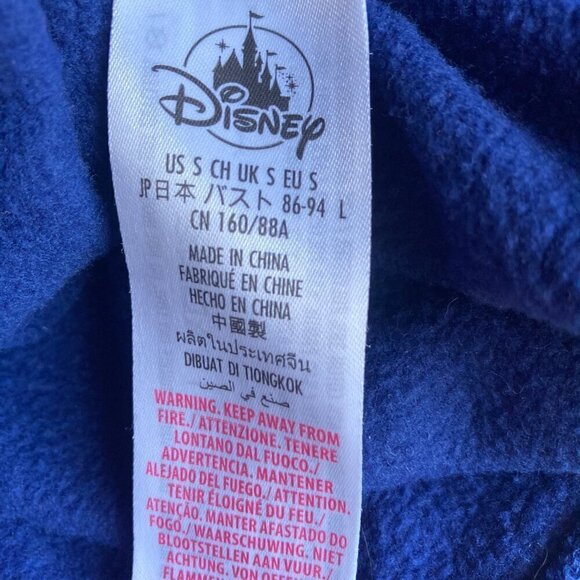 Walt Disney World 50th Anniversary Women’s MED Cropped Hoodie Navy Sweatshirt - Picture 5 of 7